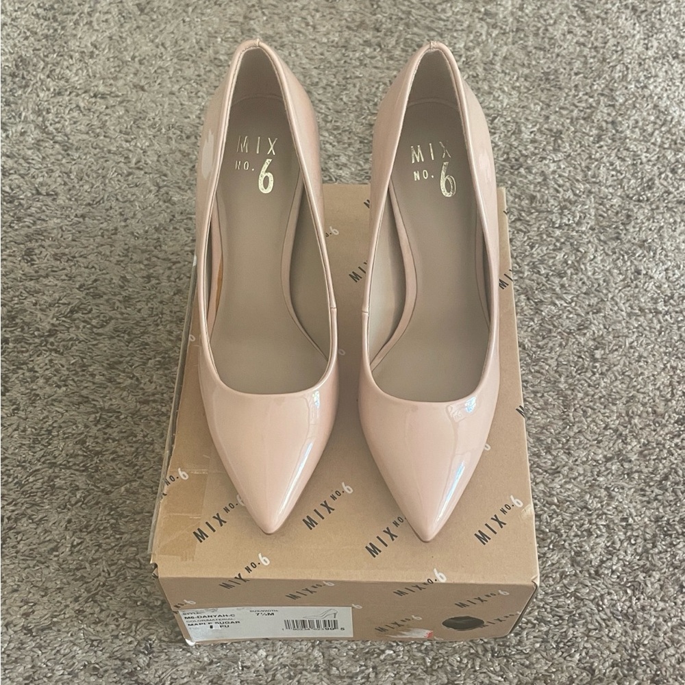 Mix No. 6 M6-Danyah-C Maple Sugar Nude Patent PU 7.5M